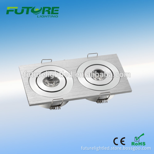 12VDC 6W square commercial led puck lighting